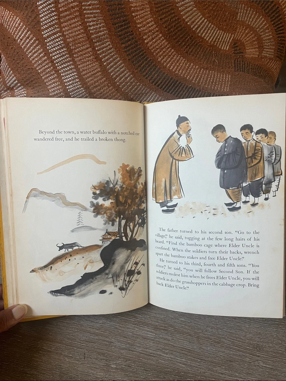 The Pointed Brush Yellow Hardcover Book by Patricia Miles Martin